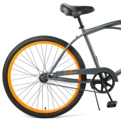 Retrospec Chatham Beach Cruiser 1-Speed 29" - Matte Graphite/Orange 2022 -Quality Bike Equipment Store RluONpsy 50LmCTbZSy8a9WXo